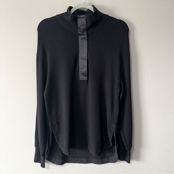 Varley Roeder Half Zip Midlayer Pullover Sweatshirt Black Size Small 1/4 Zip - Picture 6 of 16